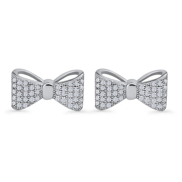 Ribbon Stud Earring